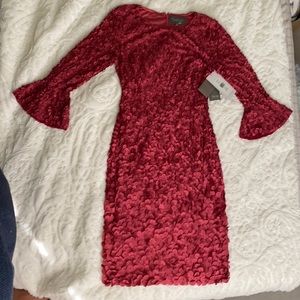 THEIA brand | red/burgundy dress | size: 8
